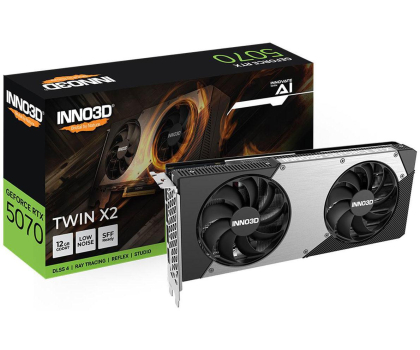 Karta graficzna INNO3D GeForce RTX 5070 Twin X2 12GB GDDR7 DLSS4